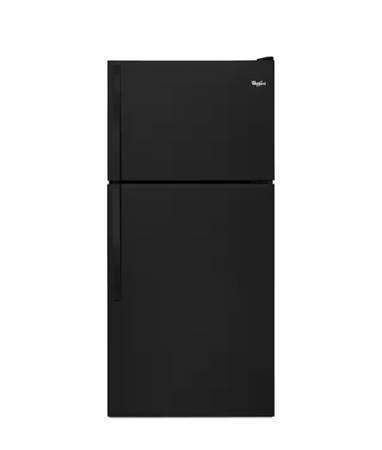 18.2 cu. ft. Top Freezer Refrigerator in Black Whirlpool 1