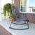 Wrought Iron Patio Rocking Chair 5 thumbnail