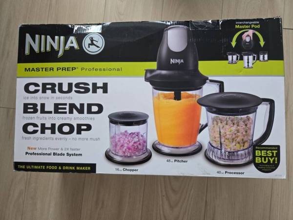 New Sealed Ninja Master Prep Professional QB1004 Blender & Food Processor 1