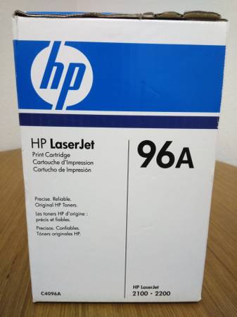 Genuine Sealed HP Laserjet C4096A 96A Black Toner Cartridge 2100 2100M - $10 (Carrollton)63471289209603121
