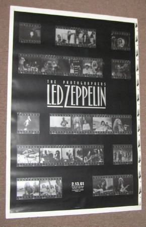 Led Zeppelin 1995 THE PHOTOGRAPHERS Vintage Poster 1