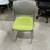 Guest / Stack Chair by Sit-On-It w/ Gray Frame & Green Fabric Seat 1 thumbnail