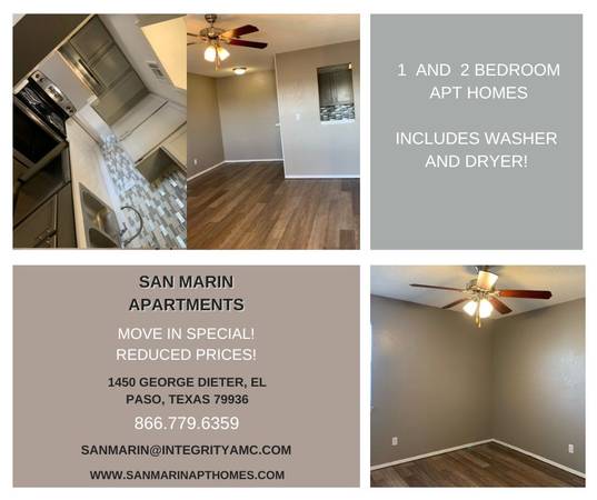 DEPOSIT MOVES YOU IN TODAY! CALL US FOR DETAILS! 1