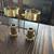 brass candle shade holders with metal shades (pair) 2 thumbnail