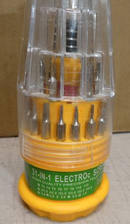 31 in 1 Magnetic Screwdriver Set with Non-Slip Handle, Small Repair 1