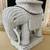 Vintage Wicker Elephant Side Table 1 thumbnail
