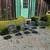 Set of Four Harry Bertoia for Knoll Style Diamond Wire Chairs in Metal 4 thumbnail