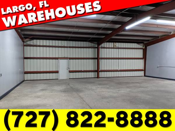 $2,195 2,200sf: INDUSTRIAL WAREHOUSE/HOBBY SHOP/OFFICE & STORAGE/GARAGE/LARGO (Largo)63991230071811121