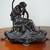 Vintage Pair of Art Nouveau Bronze Finish Figural Lamps c. 1920 8 thumbnail
