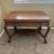 Antique Desk Library Table TV Stand 44” x 28” Quarter Sawn Oak Wood 1 thumbnail