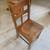 Wooden School Desk and Chair possibly Antique at least Vintage 3 thumbnail