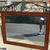 Beveled Mirror with Mahogany Wood Frame 1 thumbnail