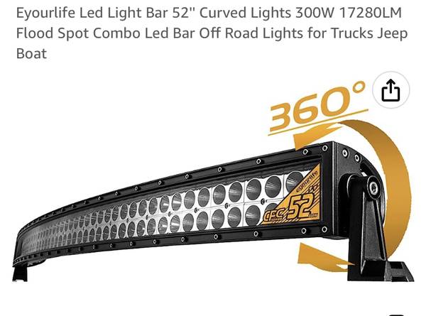 NEW 52” LED LIGHT BAR (CURVED) 1