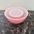 Vintage Pink Pyrex Bowls 1 thumbnail