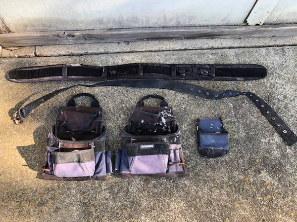 Husky Tool Bag 3 Pouch 2 Belt for Contractor 1