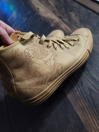 Converse Chuck Taylor All Star High Laser Baroque Wheat Gold 1