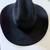 Bailey Western Hat — Black Wool Felt, Size 7, Long Oval Fit — Made in USA  5 thumbnail