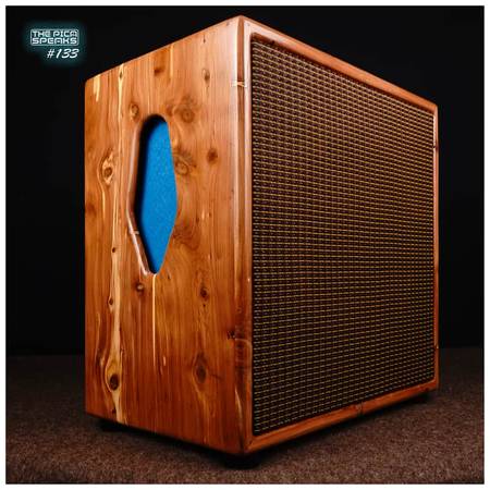 Handmade Solid Red Cedar & Maple 1x12 Guitar Speaker Cabinet 1