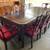 Large Rosewood Dining Table 10 Chair Set Rare 1 thumbnail