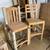 2 solid teak outdoor bar chairs 2 thumbnail