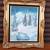 Vintage Original Winter Landscape oil on Canvas  painting 15 thumbnail