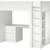 Ikea SMÅSTAD Loft bed frame w desk and storage - white 1 thumbnail