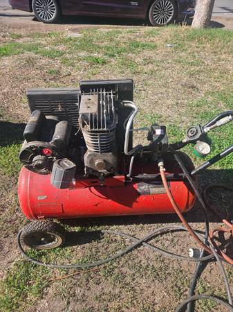 Sears craftsmen air compressor 5HP 15 gallon 1