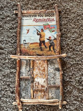 The REMINGTON WHATEVER YOU SHOOT BE SURE REMINGTON Metal Sign 1