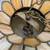 Antique Stained Glass Hanging Lamp Dome Pendant 23" diameter Slag 4 thumbnail