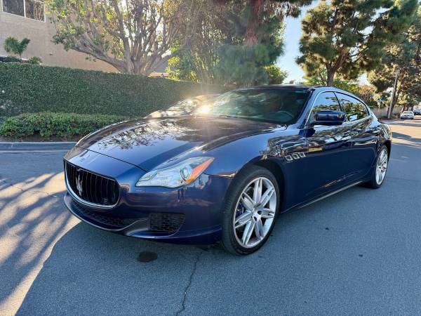 2016 Maserati Quattroporte S – Clean Title – Blue on Brown – Priced to Sel 1