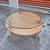 Mid Century Glass Top End Table / Side Table Modern Wood 1 thumbnail