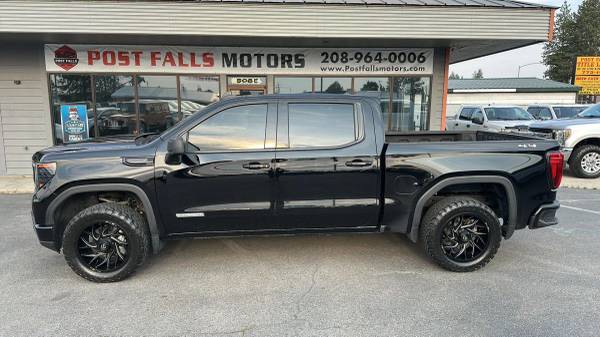 POST FALLS MOTORS. COM 2023 GMC Sierra 1500 Crew Cab Elevation Pickup 1