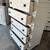 Farmhouse CHEST/tall dresser white distressed (Daytona) 3 thumbnail