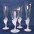 Sasaki crystal bird glasses new 24 flutes water and wine 1 thumbnail
