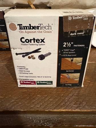Timber tech cortex hidden fastening system 1