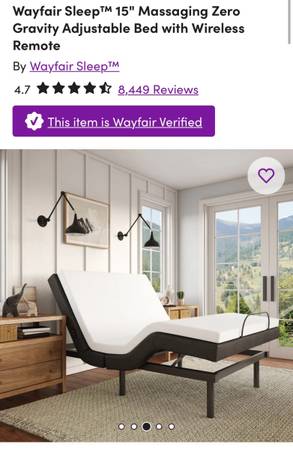 Adjustable King Mattress Base 1