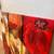 36x36 Three Piece canvas Art Red/Yellow/Brown/Beige Floral Art 11 thumbnail