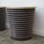 Ribbed Base Side Table w/ Round Marble Top 24" D x 29" H 7 thumbnail