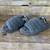 UGG Size 9 Womens Fluff Yeah Slides Slippers Fur Charcoal Gray Logo 4 thumbnail