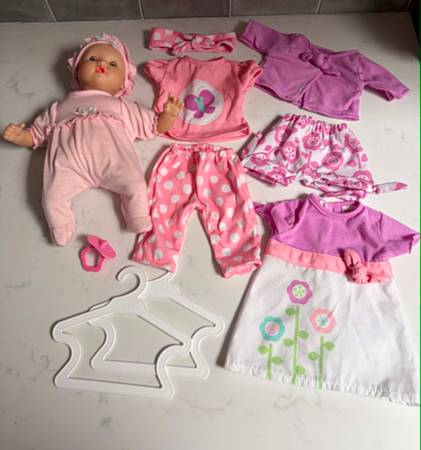 Melissa and Doug 12" Soft Jenna Baby Doll with Accessories 1