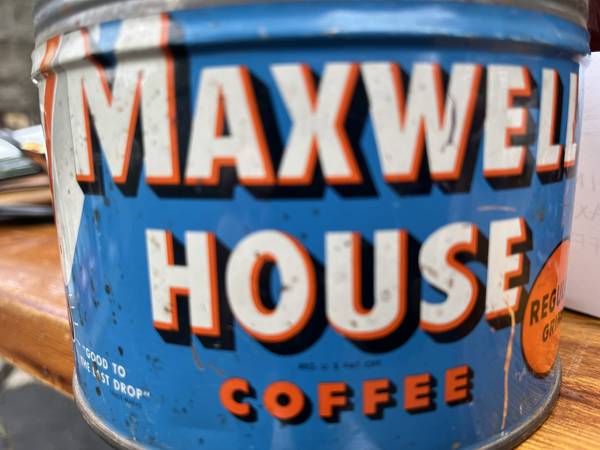 Maxwell House Coffee Can, original 1