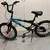 20” BMX Freestyle Bike, Age range Youth, Black and Light blue colors. 1 thumbnail