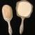 Antique mirror and brush, silver plated 2 thumbnail