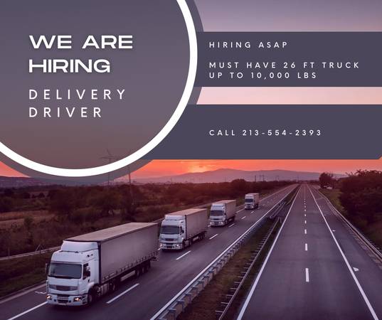 Need Driver with 26ft Box Truck 1