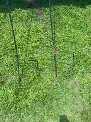 TWO (2) STEEL 6 FEET SHEPARD'S HOOKS - $2063440201785859122