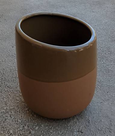 60s 70s MCM Ceramic Flower Pot 1