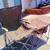 Heavy Duty Outdoor Folding Quad Chair With SideTable  Folding Chair Cu 8 thumbnail