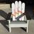 EXTREMELY DURABLE ADIRONDACK CHAIR MADE FROM SKIS 1 thumbnail