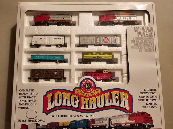 New This N-scale starter set vintage Bachmann "Long Hauler" sold 1of2 1