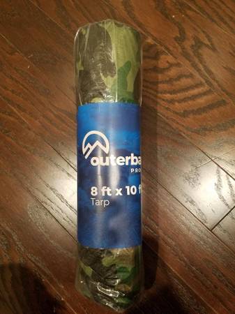 Tarp Outerbanks 8x10 Camo & Tuff 9X12 & Tool Bench 4X6 & Roll 9 Ft NEW - $40 (Pembroke Pines)63471414672769120